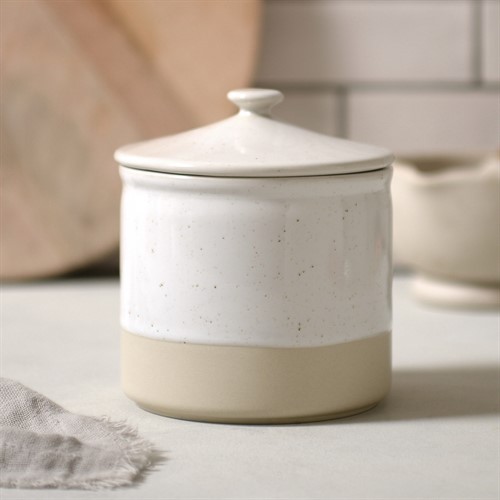 Bybrook Small Storage Jar With Lid - White
