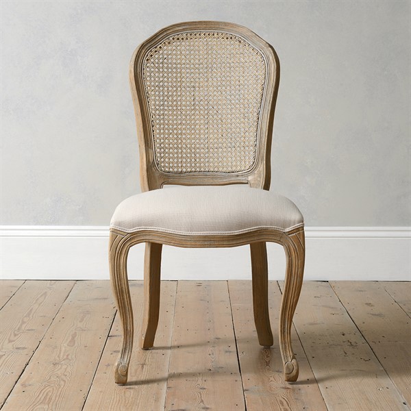 dining chair with rattan back