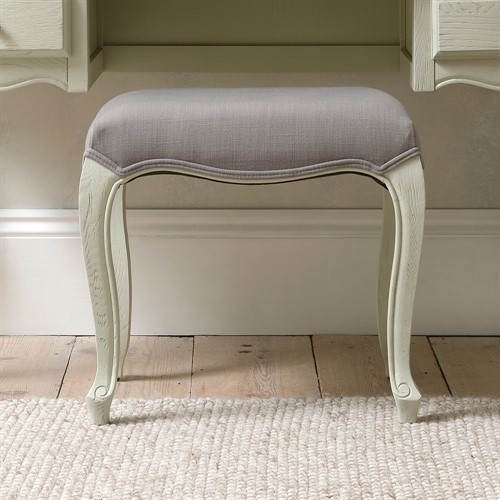 Camille French Grey Dressing Table Stool