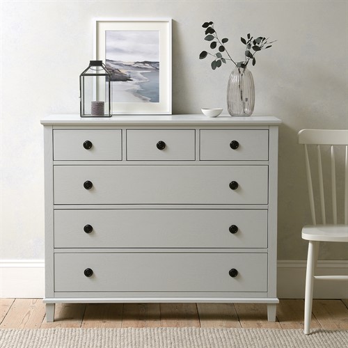 Charlbury Mineral Grey 6 Drawer Chest