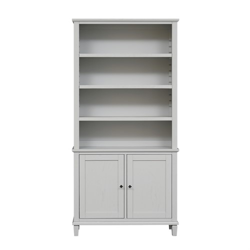 Charlbury Mineral Grey Large Bookcase