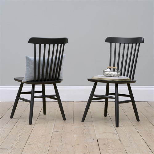 Spindleback Chair - Charcoal