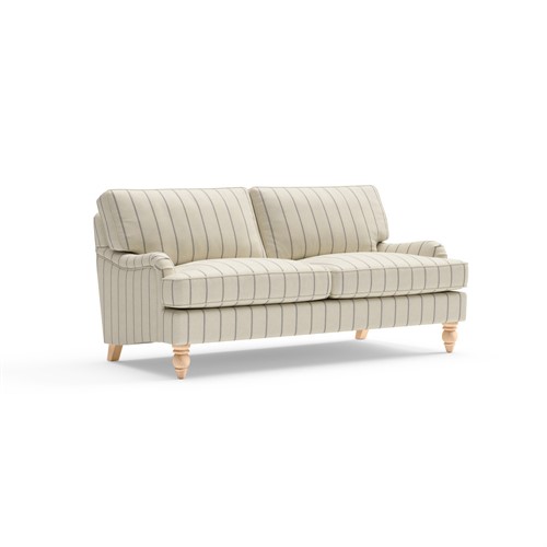 Morris - 3 Seater - Charcoal - Compton Stripe