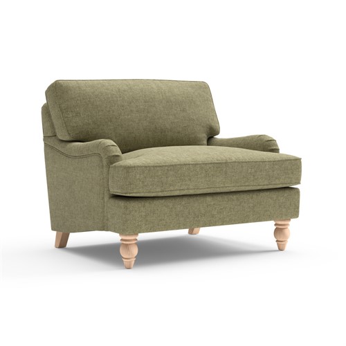 Morris - Love Seat - Sage  - Aquaclean Oxford