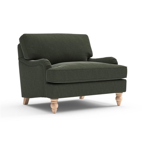 Morris - Love Seat - Moss - Eco Chenille