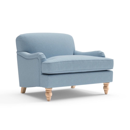 Ashbee - Love Seat - Sky blue - House Linen Mix