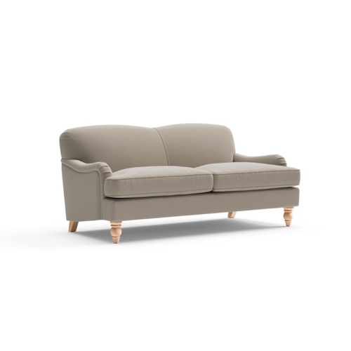 Ashbee - 3 Seater - Weathered Pebble - Matt Velvet