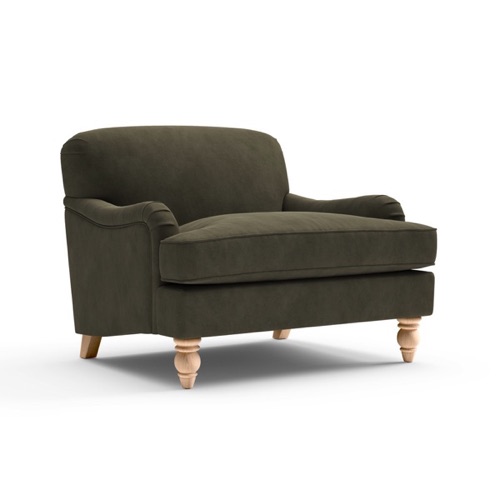 Ashbee - Love Seat - Fern - Simple Velvet