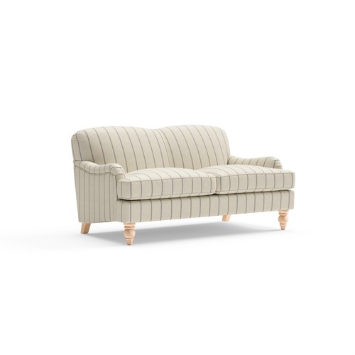Ashbee - Large 2 Seater - Charcoal - Compton Stripe