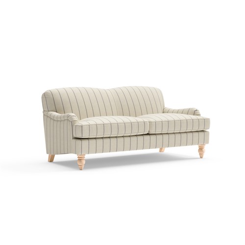 Ashbee - 3 Seater - Charcoal - Compton Stripe