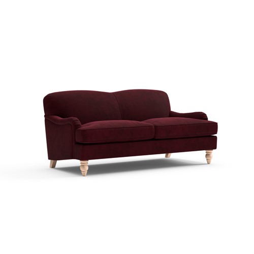 Ashbee - 3 Seater - Plum - Simple Velvet