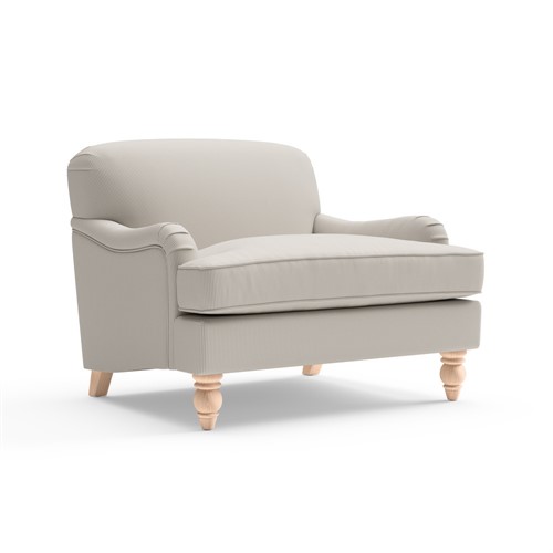 Ashbee - Love Seat - Natural  - Broadway Stripe