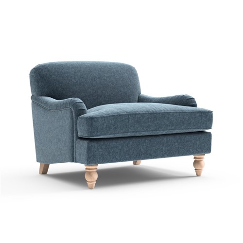 Ashbee - Love Seat - Dark Blue  - Aquaclean Oxford