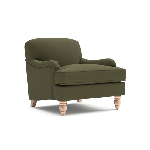 Ashbee - Armchair - Forest Green - House Linen Mix