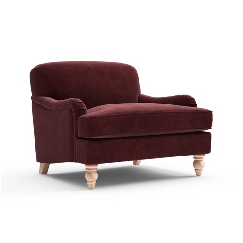 Ashbee - Love Seat - Dark Rosehip - Matt Velvet