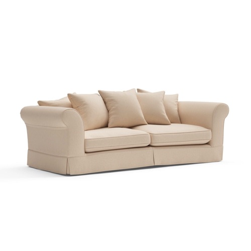 Wilson - 4 Seater - Stone - Chunky Cotton