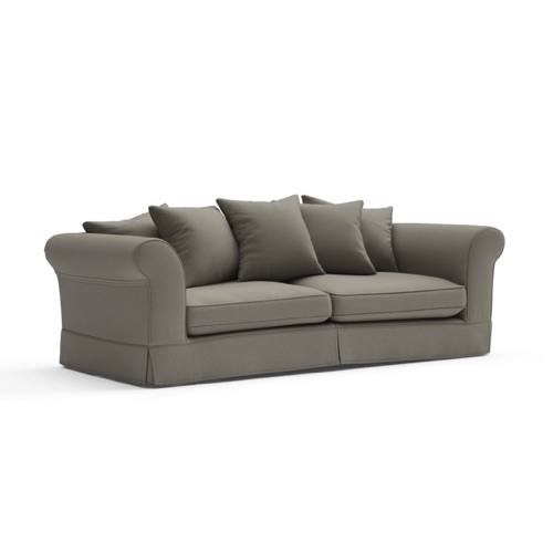 Wilson - 4 Seater - Stone - Easyclean Linen Mix