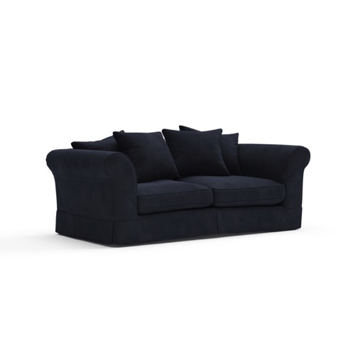 Wilson - 3 Seater - Navy - Simple Velvet