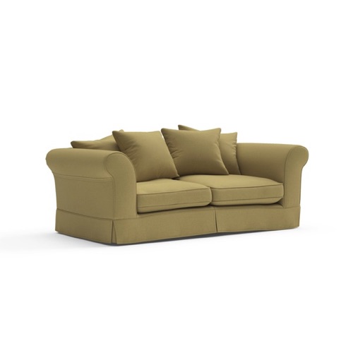 Wilson - 3 Seater - Mustard - Easyclean Linen Mix