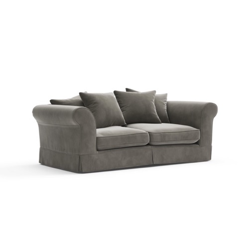 Wilson - 3 Seater - Storm Grey - Matt Velvet