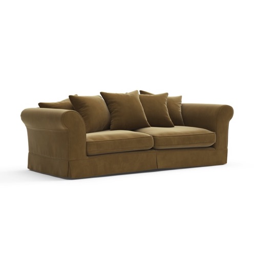 Wilson - 4 Seater - Mustard - Matt Velvet