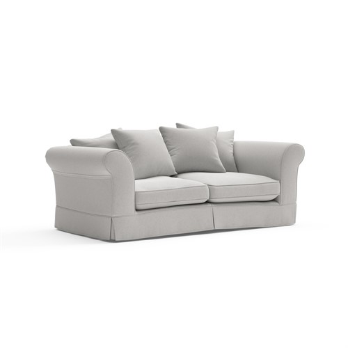 Wilson - 3 Seater - Light grey - Chunky Cotton