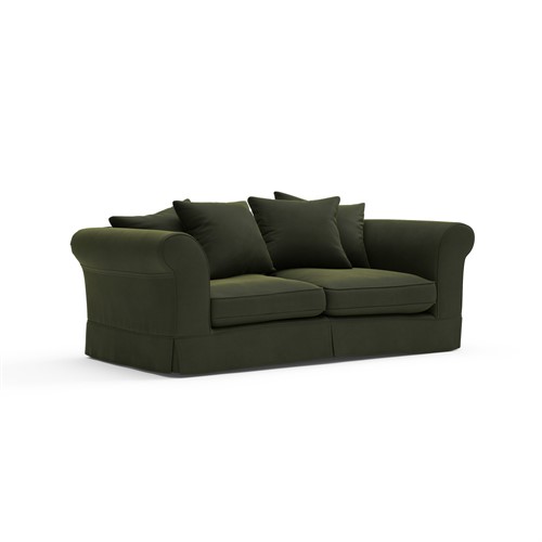 Wilson - 3 Seater - Forest Green - Matt Velvet