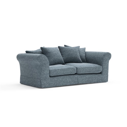 Wilson - 3 Seater - Mid Blue - Aquaclean Oxford