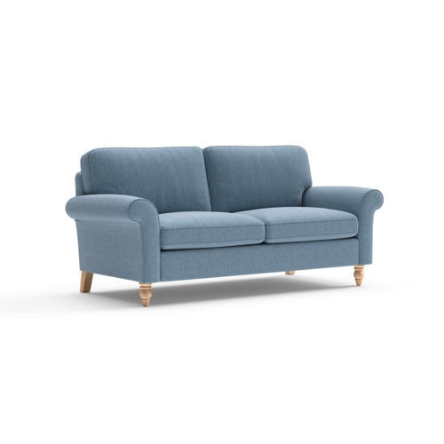 Hurley - 3 Seater - Teal Marl - Rustic Weave