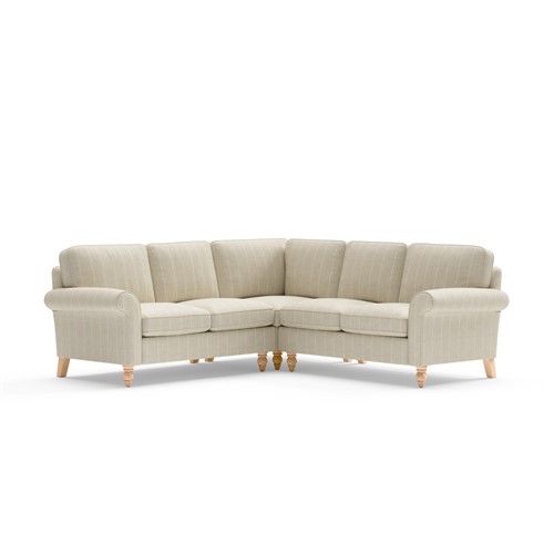 Hurley - Corner Sofa - Natural - Compton Stripe