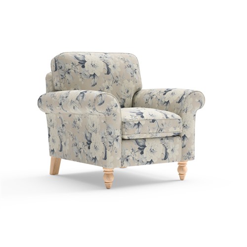 Hurley - Armchair - Wedgewood - Broadway Floral