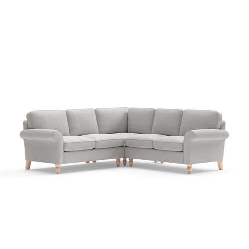 Hurley - Corner Sofa - Grey - Broadway Stripe