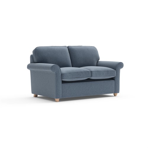 Hurley - Sofa Bed large 2 Seater - Indigo - Rustic weave
