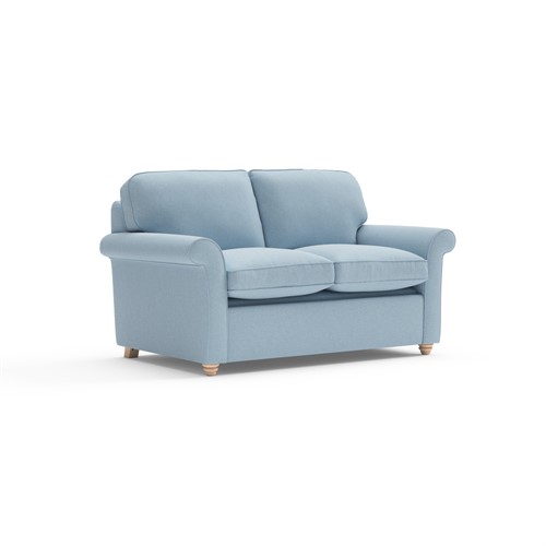 Hurley - Sofa Bed large 2 Seater - Sky blue - House linen mix