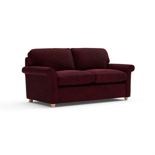 Hurley - Sofa Bed 3 Seater - Plum - Simple Velvet