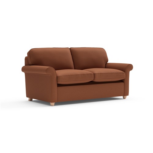 Hurley - Sofa Bed 3 Seater - Brick - Easyclean Linen Mix