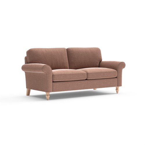 Hurley - 3 Seater - Dusky Rose - Eco Chenille