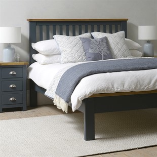 Westcote Inky Blue 4ft 6" Double Bed