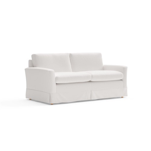 Austen - 3 Seater - Off White - Aquaclean Mystic