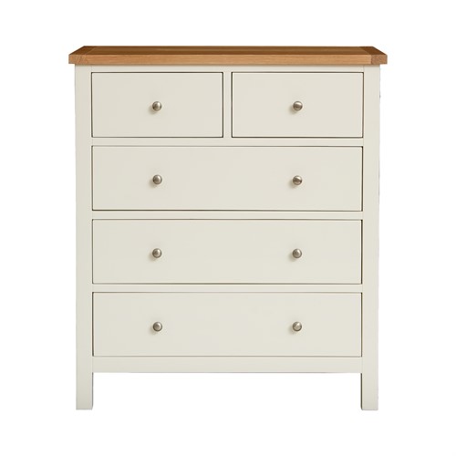 Simply Cotswold Classic Cream 2 over 3 chest of drawers