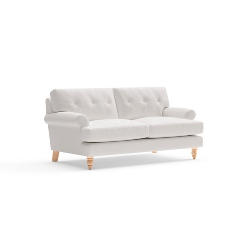 Talbot - Large 2 Seater - Off White - Aquaclean Mystic