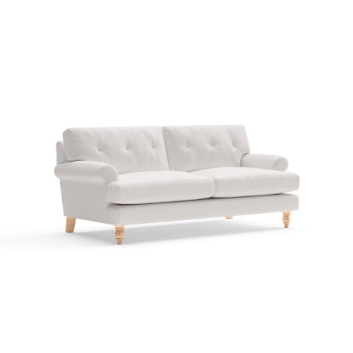 Talbot - 3 Seater - Off White - Aquaclean Mystic