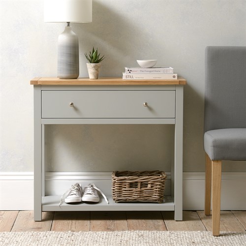 Simply Cotswold Pebble Grey Console Table