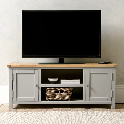 Simply Cotswold Pebble Grey TV Stand up to 50"