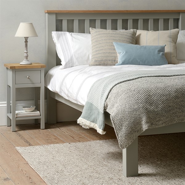 NEW Simply Cotswold Pebble Grey Kingsize Bed The Cotswold Company