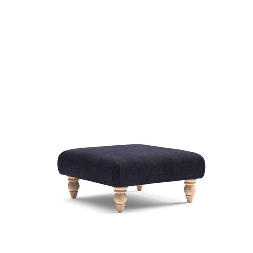 Clara Small - Foot stool - Ink - Eco Chenille