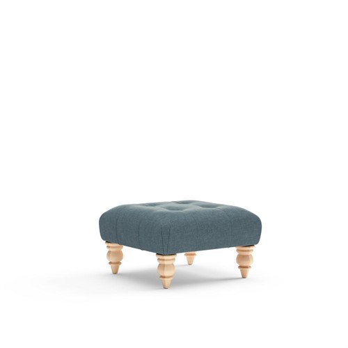 Eleanor Small - Foot stool - Teal - Eco Chenille