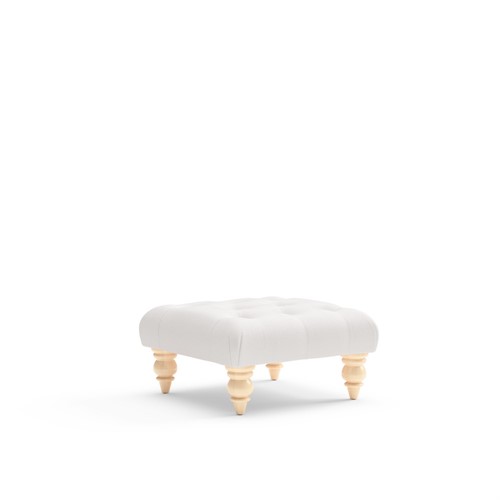 Isabel Small - Foot stool - Off White - Aquaclean Mystic