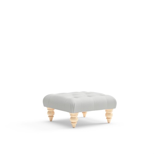 Isabel Small - Foot stool - Duck Egg - Broadway Stripe