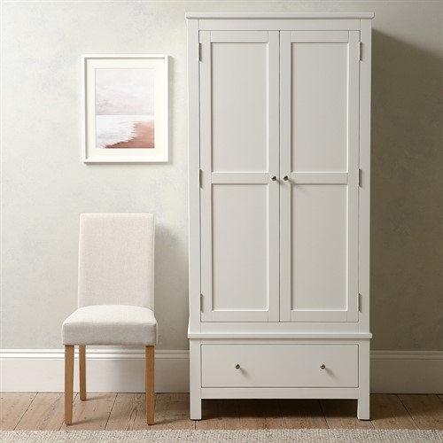 Simply Cotswold Pure White Double Wardrobe